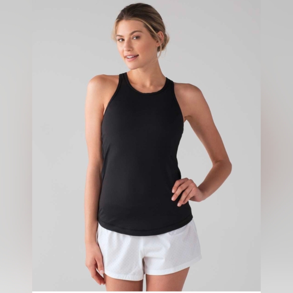 Lululemon 🍋 Final Lap Tank in black size 6 - Picture 5 of 6
